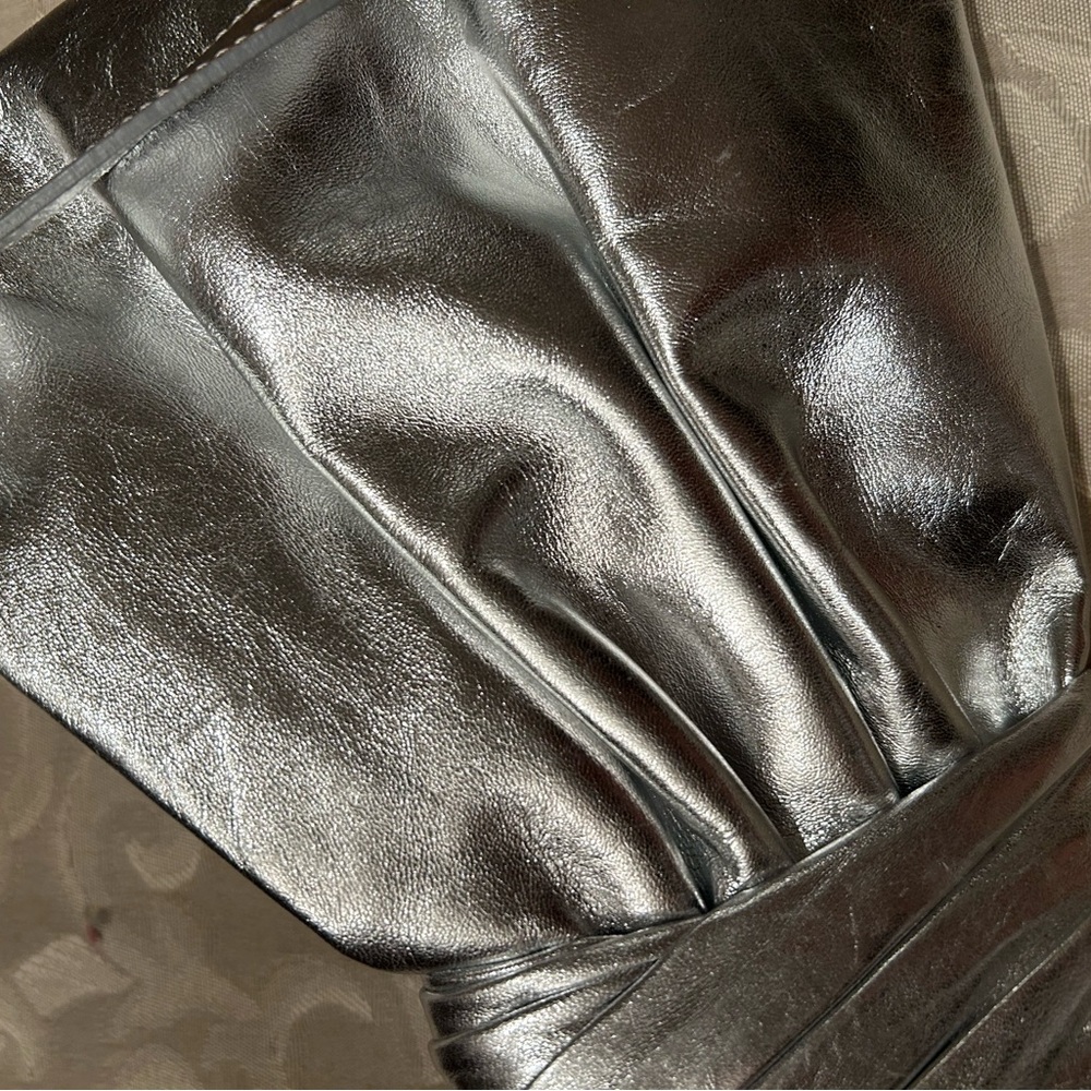 Valentino classic authentic pocketbook in silver
